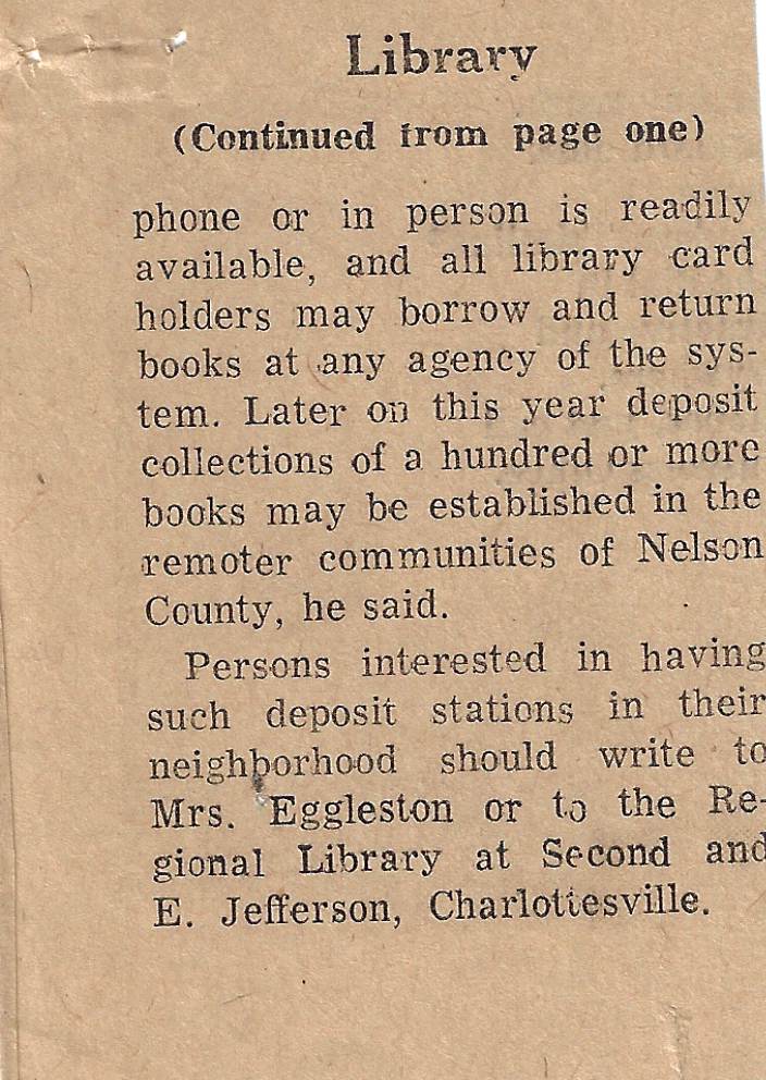 Nelson County Historical Society